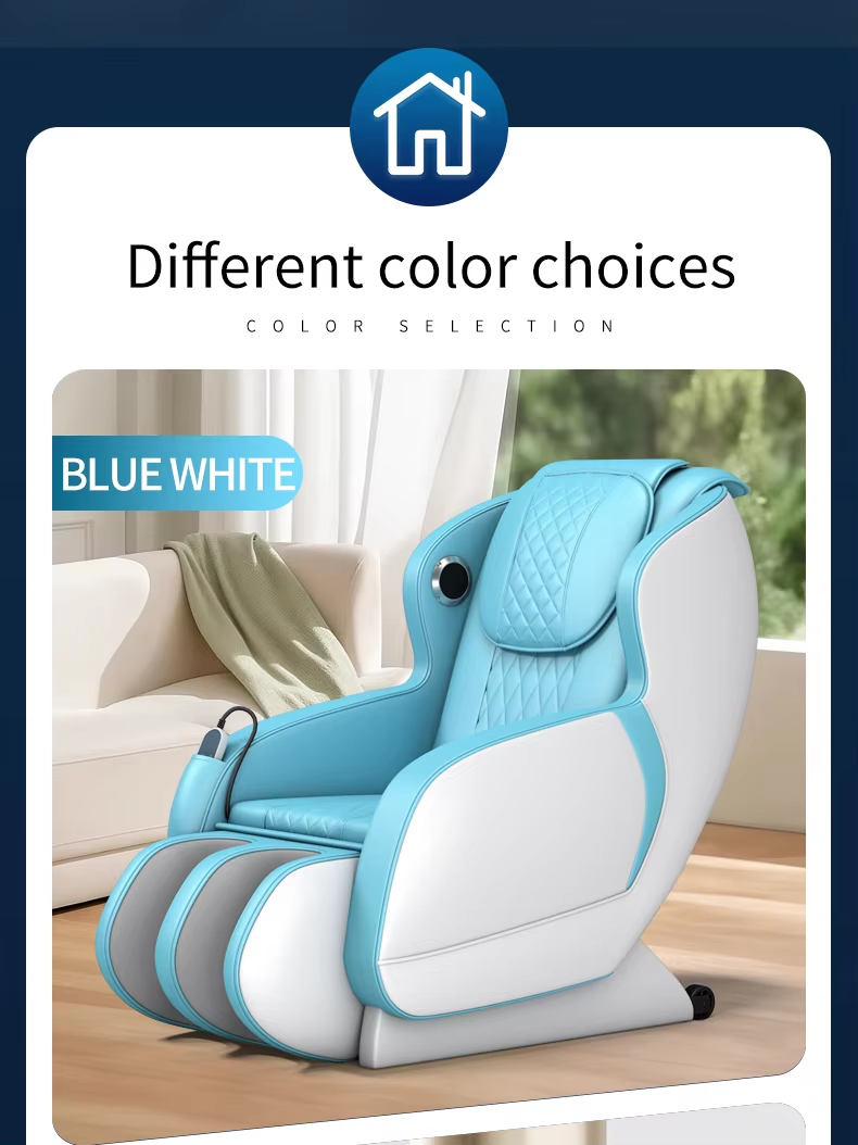 Advanced Full-Body Relaxation 3D Massage Chair with Heat, Airbags & No-Installation Design