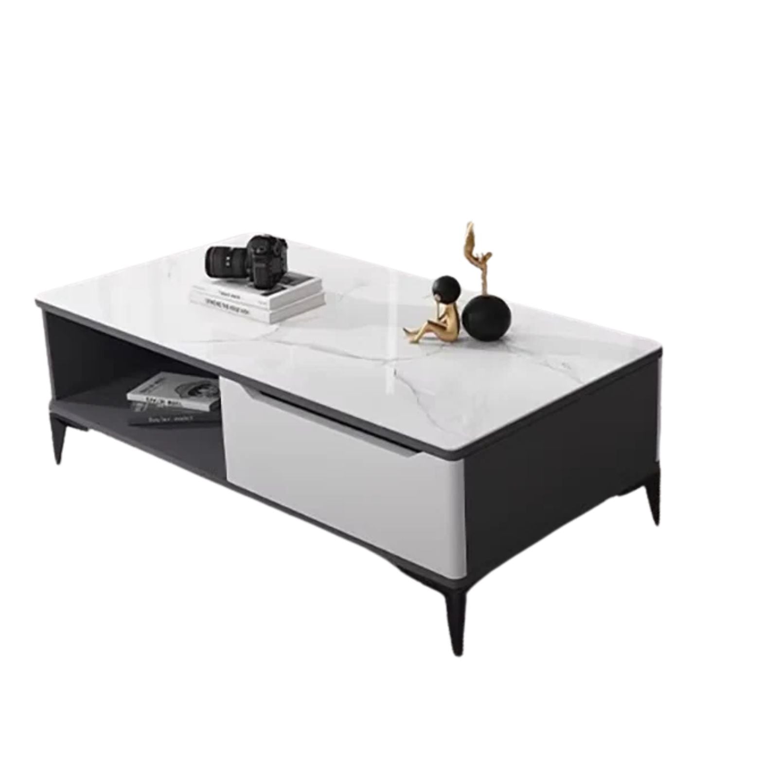 Luxury Nordic Coffee Tables Marble Effect Modern for Living Room