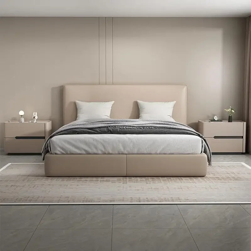 Aesthetic Modern Style  Bed Side Table With 2 Drawers