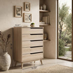Minimalist Arcade Oak Finish Drawer