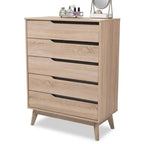 Minimalist Arcade Oak Finish Drawer