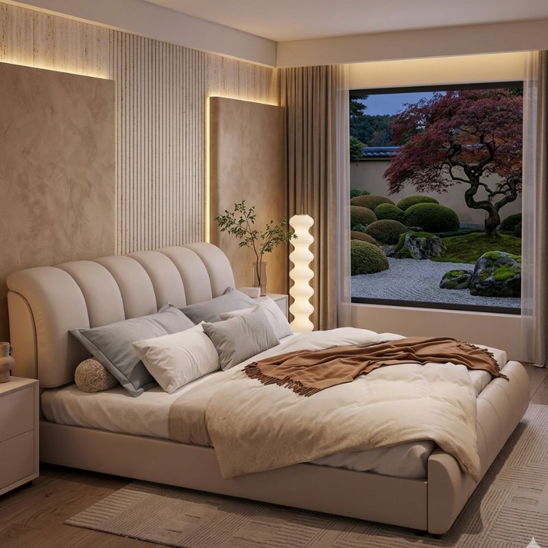 Minimalist Heirloom Lotus Bed Frame