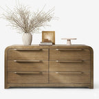 Minimalist Luma Line 6-Drawer Dresser