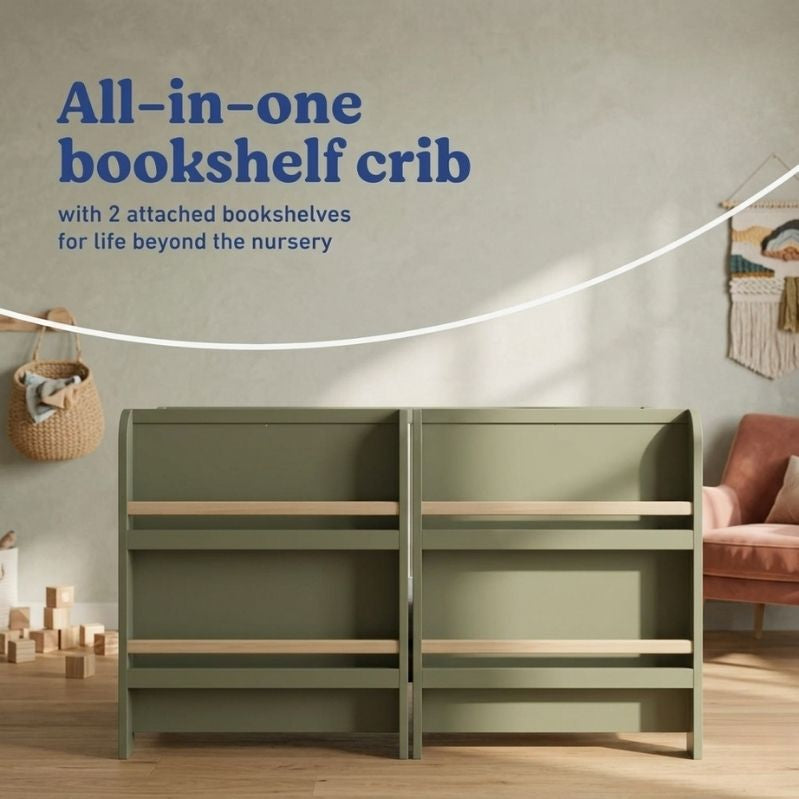 Minimalist Lykkee Cubby Nursery Bedframe