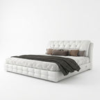 Minimalist Marquis Leather Bed Frame Design