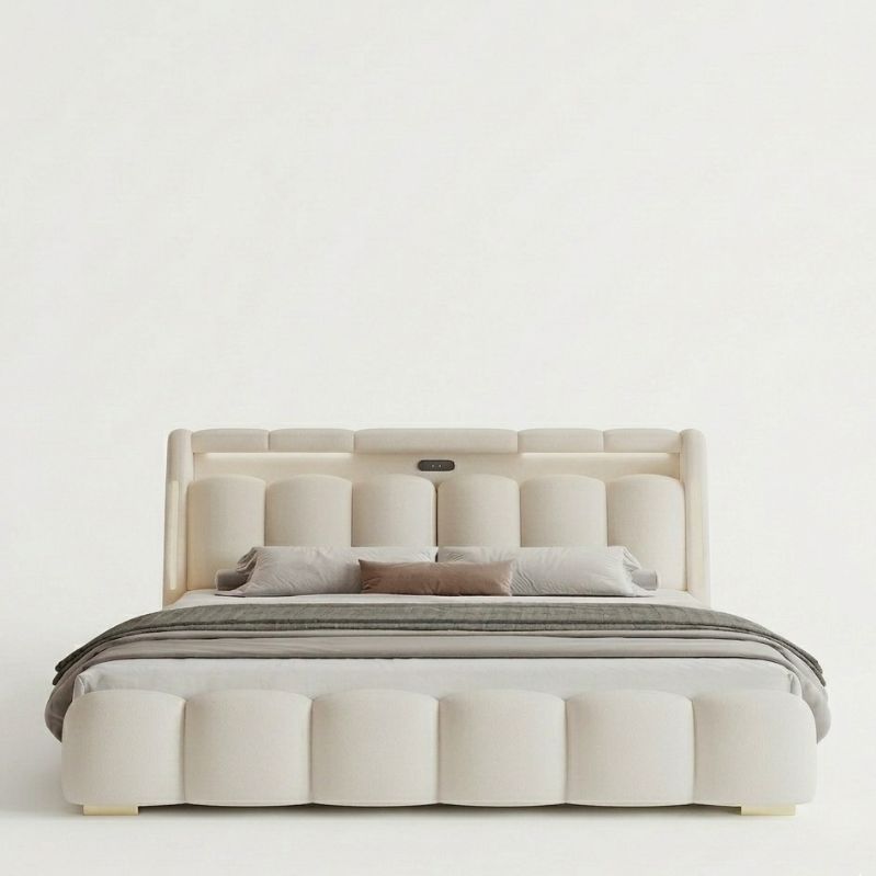 Minimalist Modu-Rest Upholstered Bed Frame