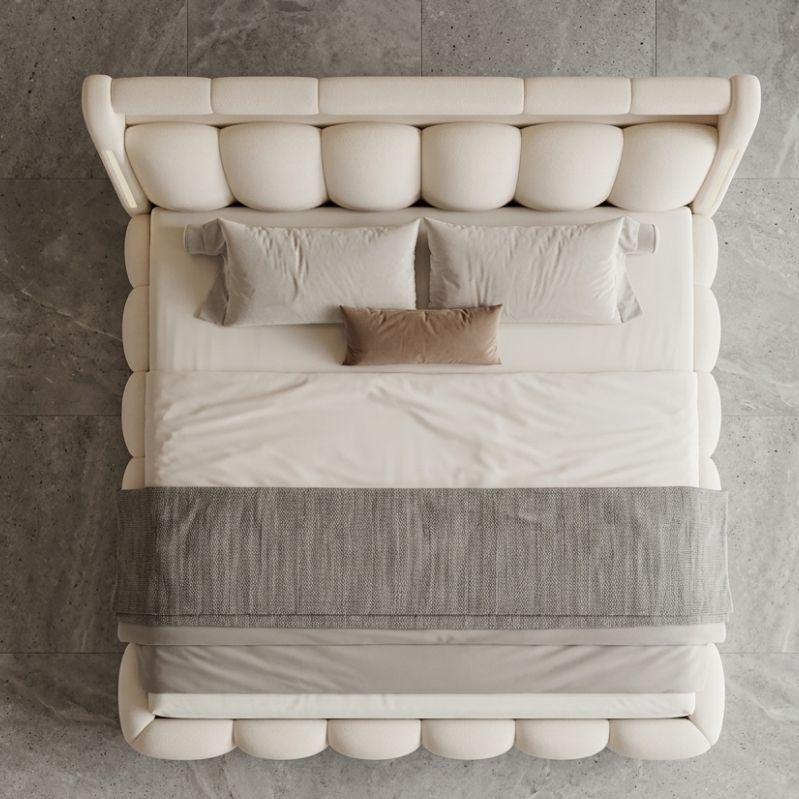 Minimalist Modu-Rest Upholstered Bed Frame