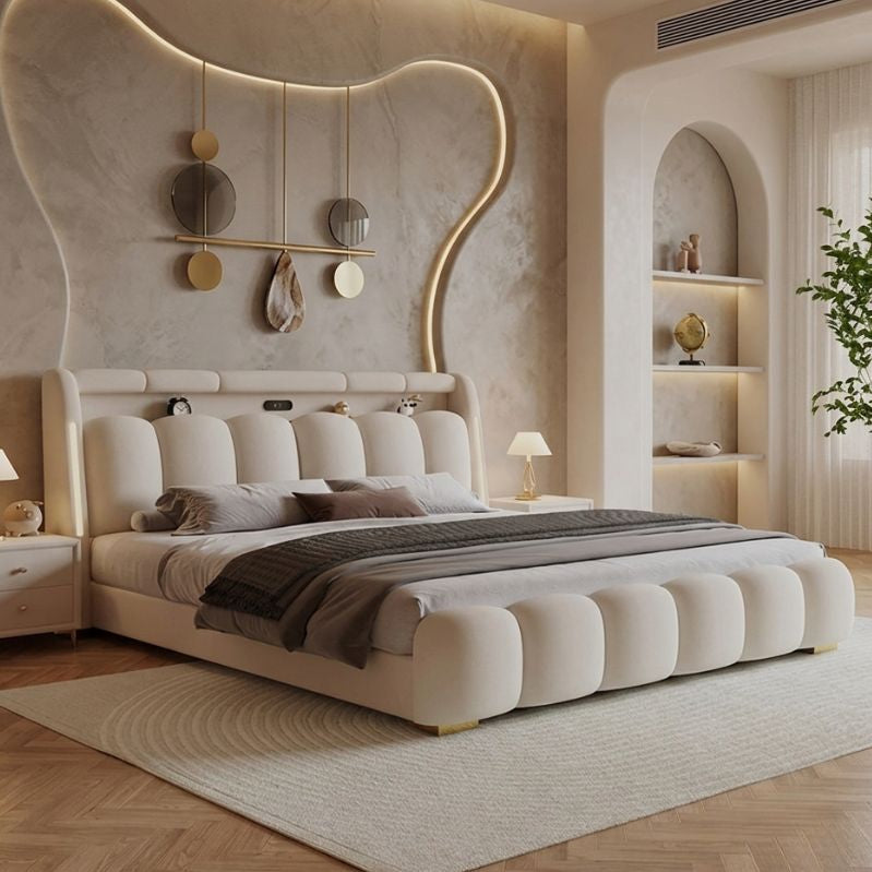 Minimalist Modu-Rest Upholstered Bed Frame