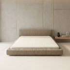 Minimalist Mono-Velvet Bed Frame
