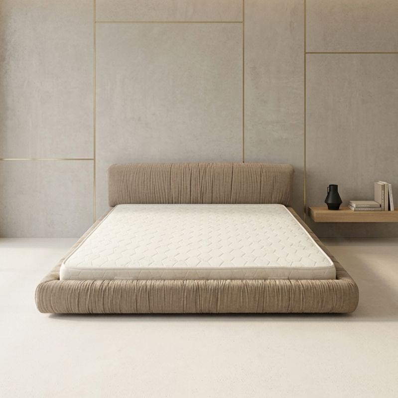 Minimalist Mono-Velvet Bed Frame