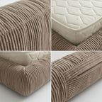 Minimalist Mono-Velvet Bed Frame