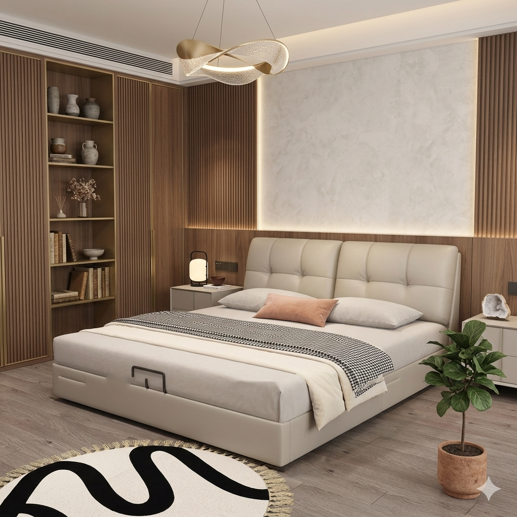 Minimalist Philips Upholstered Bed Frame