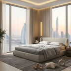 Minimalist Upholstered French Bed frame