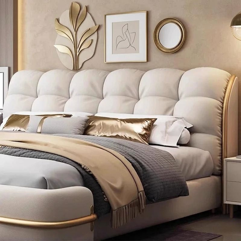Mod-Cloud Gold Platform Bed Frame