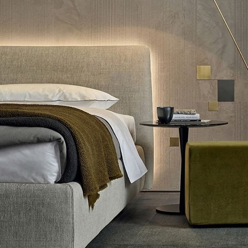 Modello Haven Soft Bed Frame - Upholstered Minimalist Bed