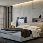 Modello Haven Soft Bed Frame - Upholstered Minimalist Bed