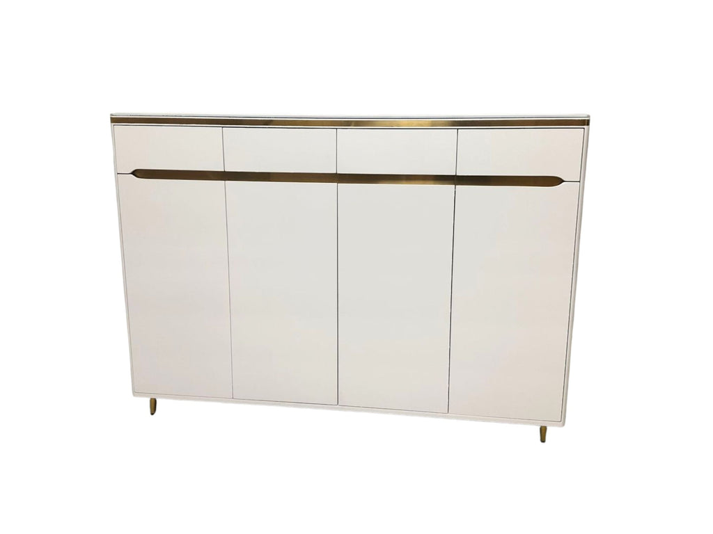 Modern Shoe Cabinet Closed Rack Living Room Shoes Storage System