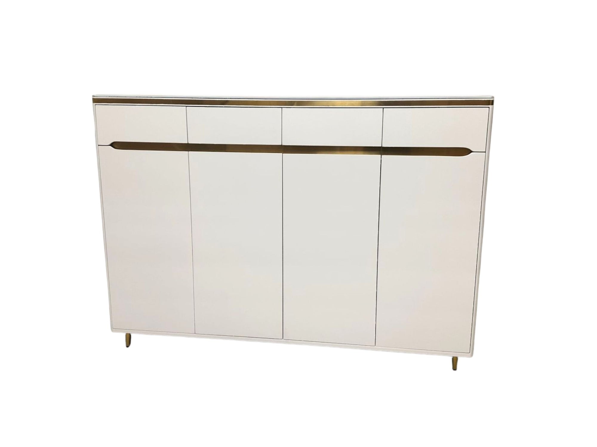 Modern Shoe Cabinet Closed Rack Living Room Shoes Storage System