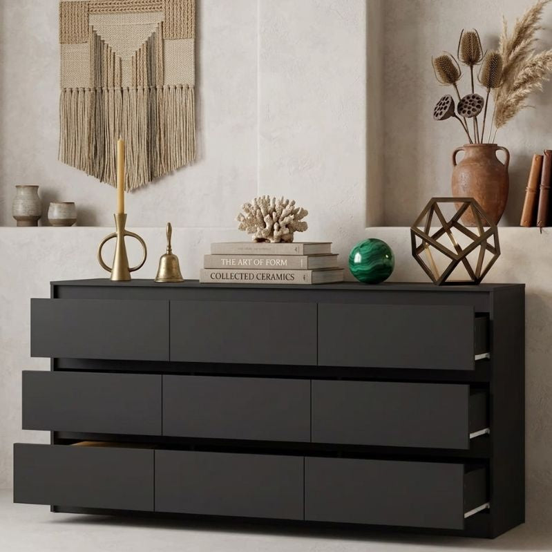 Modern Horizontal Dresser Storage Cabinet