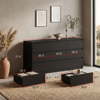 Modern Horizontal Dresser Storage Cabinet