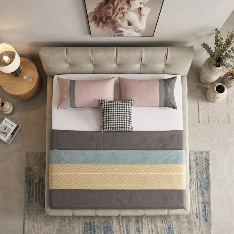 Modern Linear Rome Bed Frame