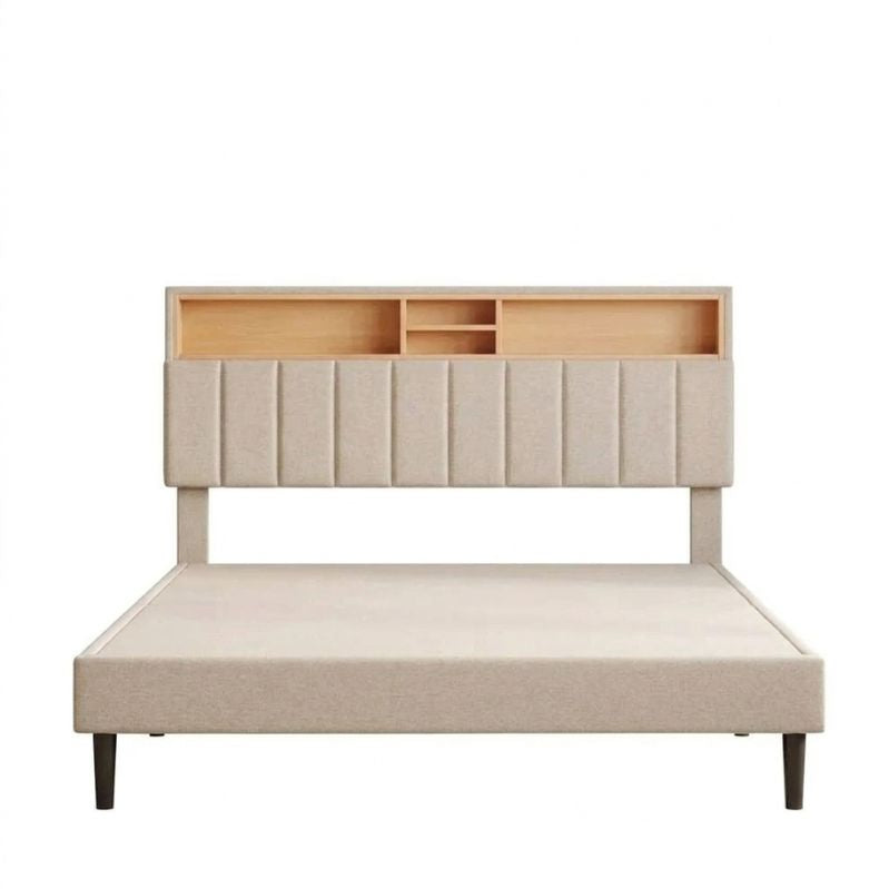 Modern Nordic Nook Upholstered Bed Frame