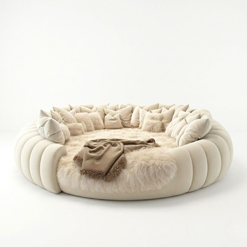 Modern Radius Circa Round Bed Frame