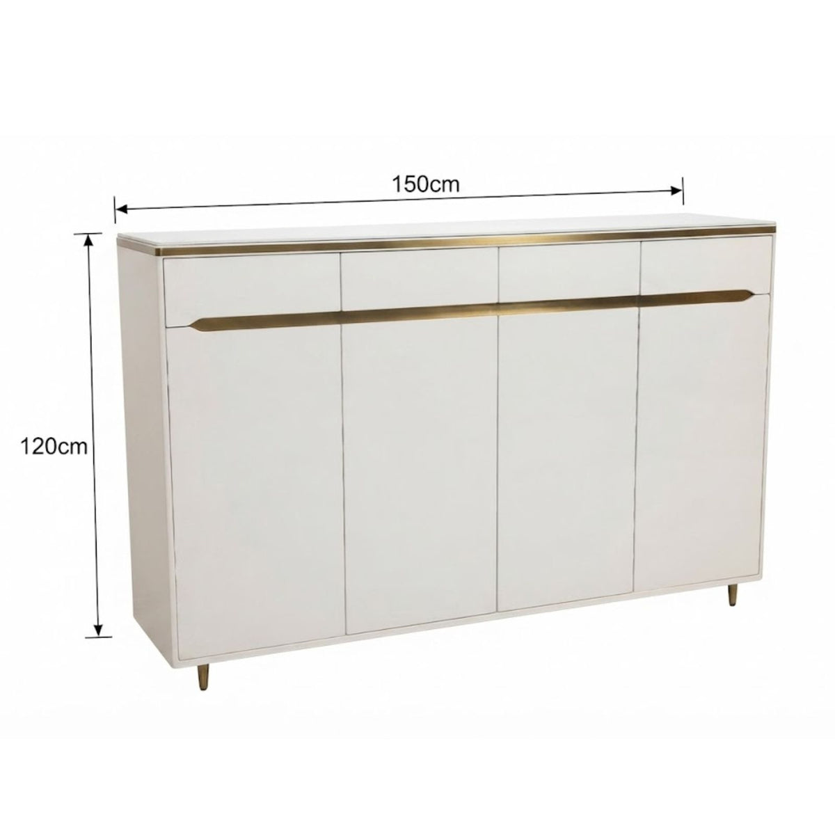 Modern Shoe Cabinet Closed Rack Living Room Shoes Storage System