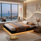 Modern Structure Style Bed Frame