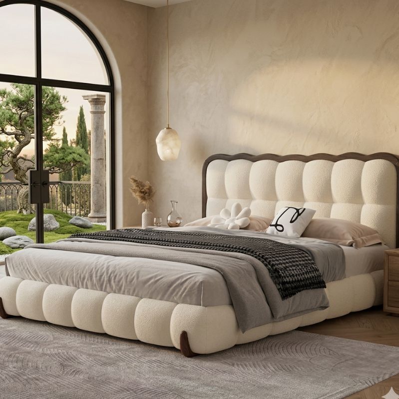 Modish Upholstered Platform Bed