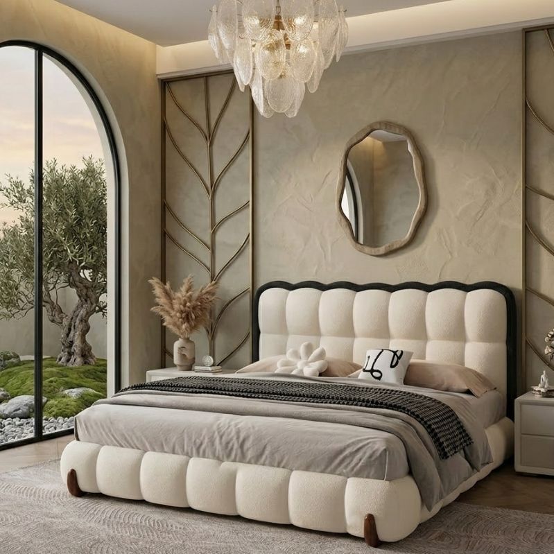 Modish Upholstered Platform Bed