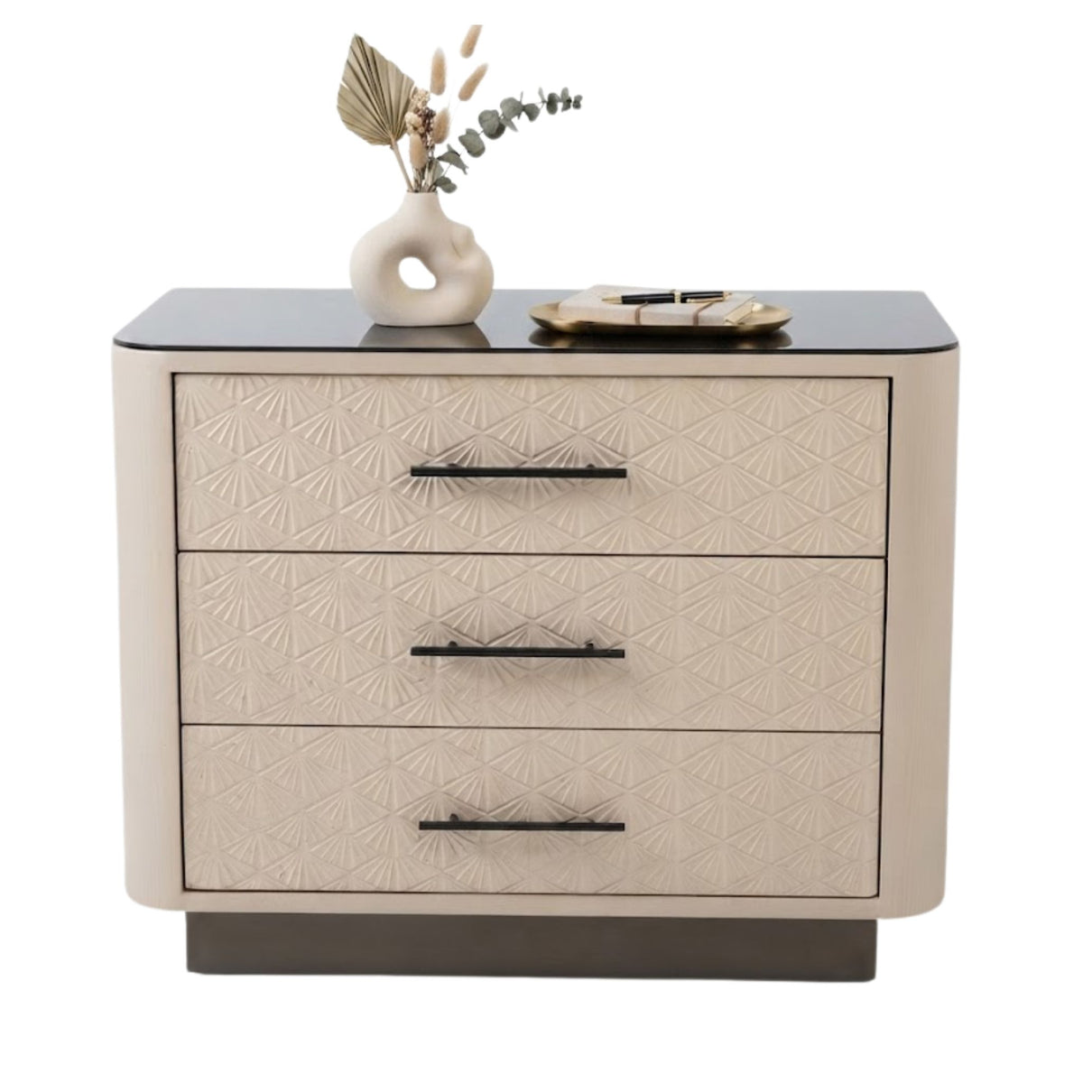 Nara Minimalist 3-Drawer Bedside Cabinet