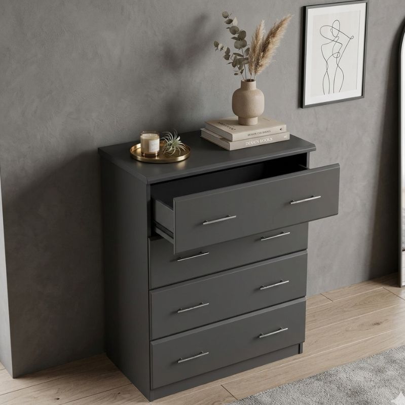 Nordic Realm Quad Modern Drawer