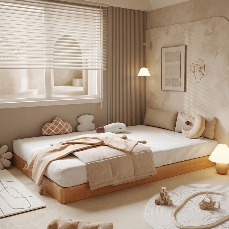 Oak Lumina Wooden Bed Frame