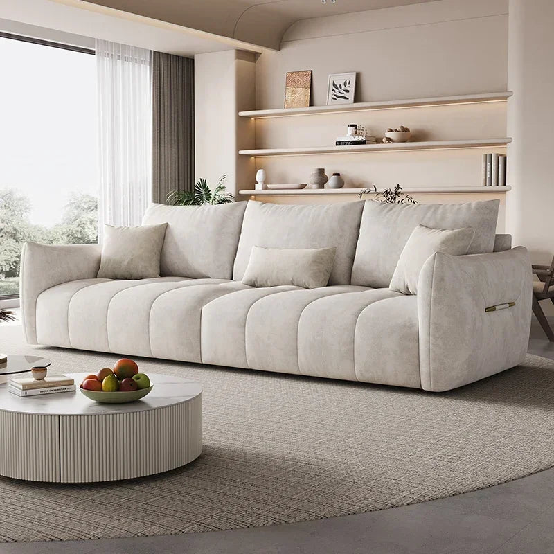 European Style Puffy 3-Seater Sofa