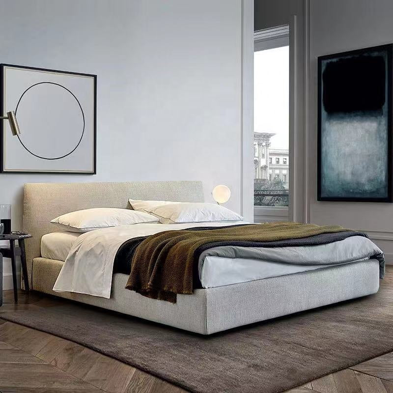 "Philips Modern Home Modern Upholstered Minimalist Storage Soft Bed, Comfortable and Minimalist Design bed. Bedroom Make over "