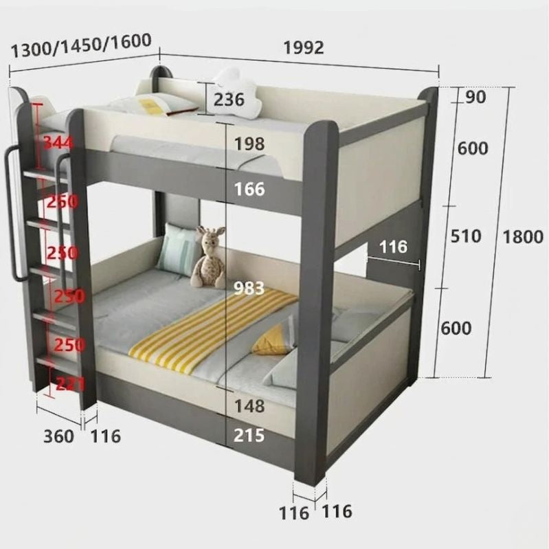 Philips Nordic Double Bunk Bed Frame