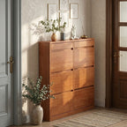 Riva Solid Wood Ultra-Thin Flip Shoe Cabinet