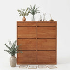 Riva Solid Wood Ultra-Thin Flip Shoe Cabinet