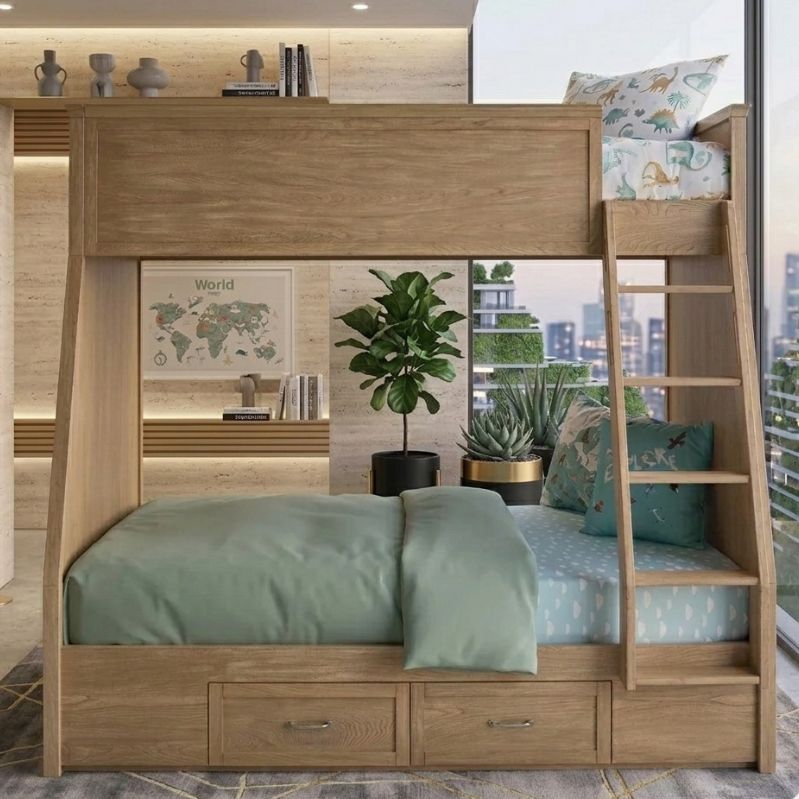 Rowan Ridge Bed Frame with Storage Bunk