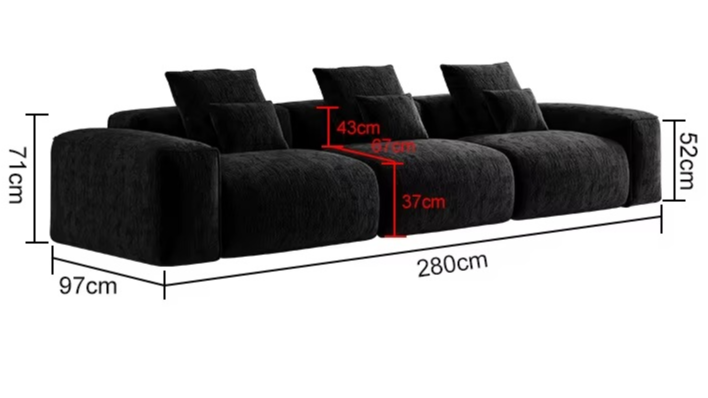 Filler Living Room Sofas Large Reclining Modern Lounges Compressed Sofas