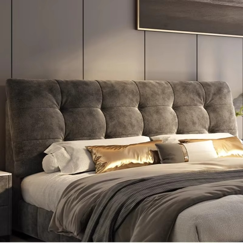 Double Beds Base Frame with Headboard Luxury Daybed