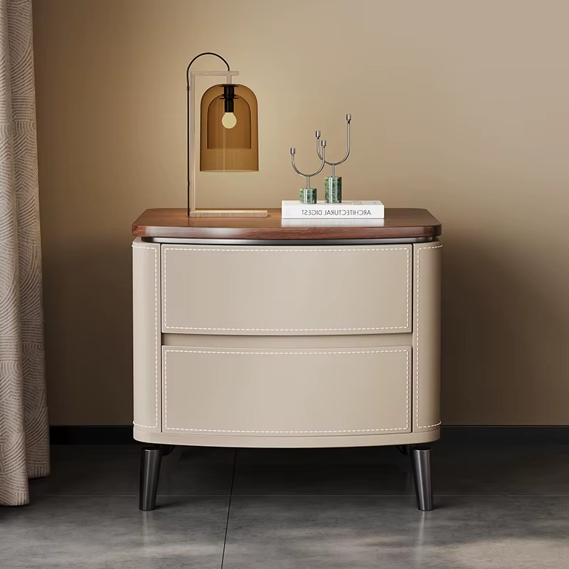 Design Modern Luxury Night Table European Style Unique Minimalist Nightstand Trendy Storage