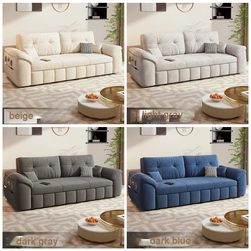 Popular Design Modern Sofa Bed Luxury Pull Out Sofa Come Bed Home Simple Couch Living Room Sofa Bed with Storage