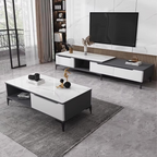 Luxury Nordic Coffee Tables Marble Effect Modern for Living Room