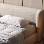 Upholstered Bed Frames Minimalist Fancy Double French Bed frame