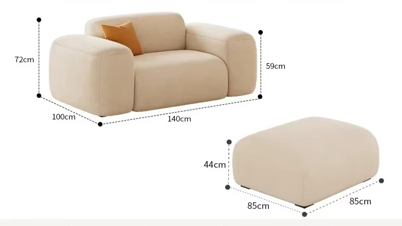 Multifunctional Relaxing Living Room Sofas Replica Gaming Nordic Accent Living Room Sofas Armchair