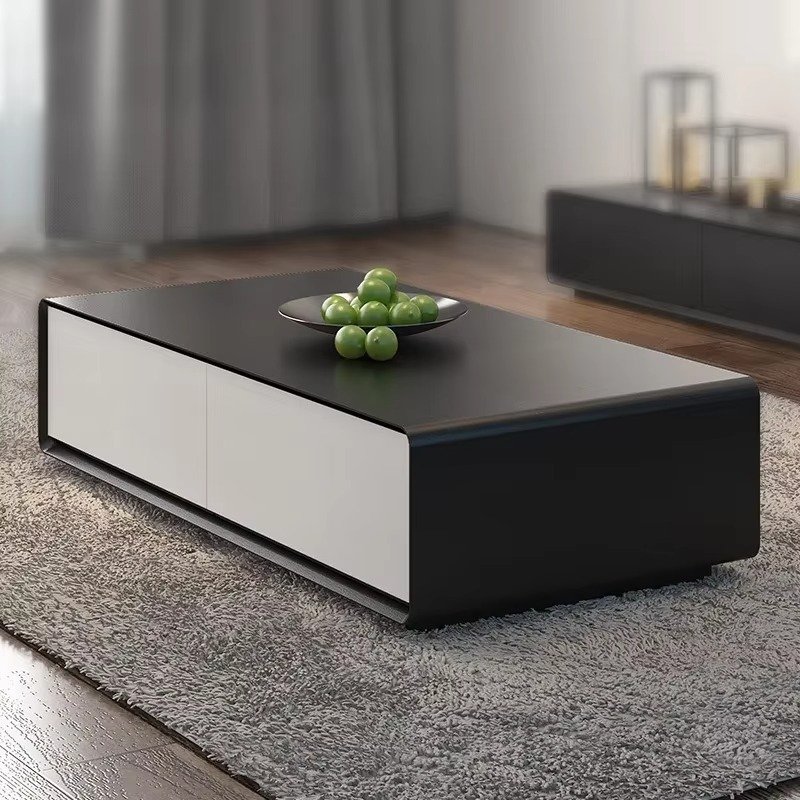 Modern Luxury Nordic Aesthetic Unique Coffee Tables Square Design