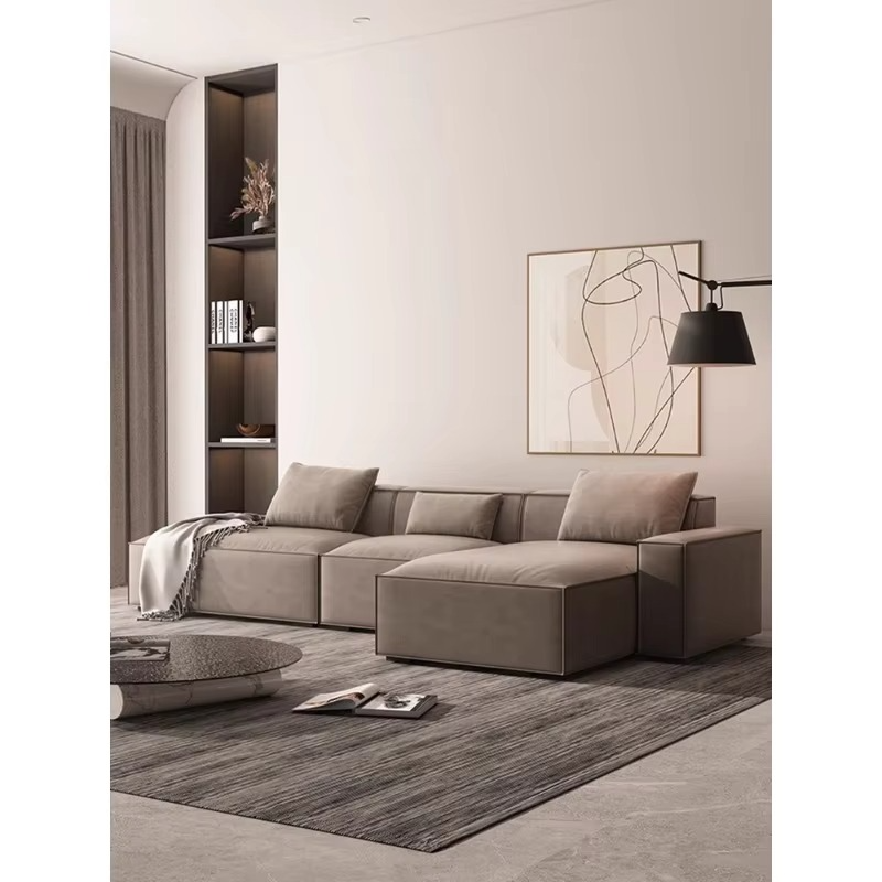 Fabric sofa, living room size, apartment type sofa