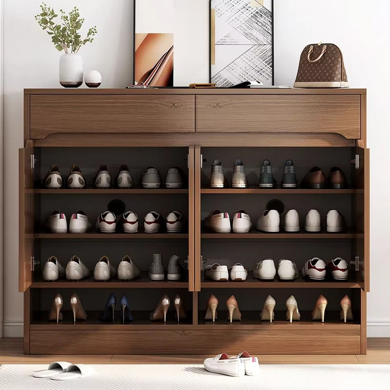 Entrance Hall Organizer Shoe Cabinet Storage Mobile Living Room